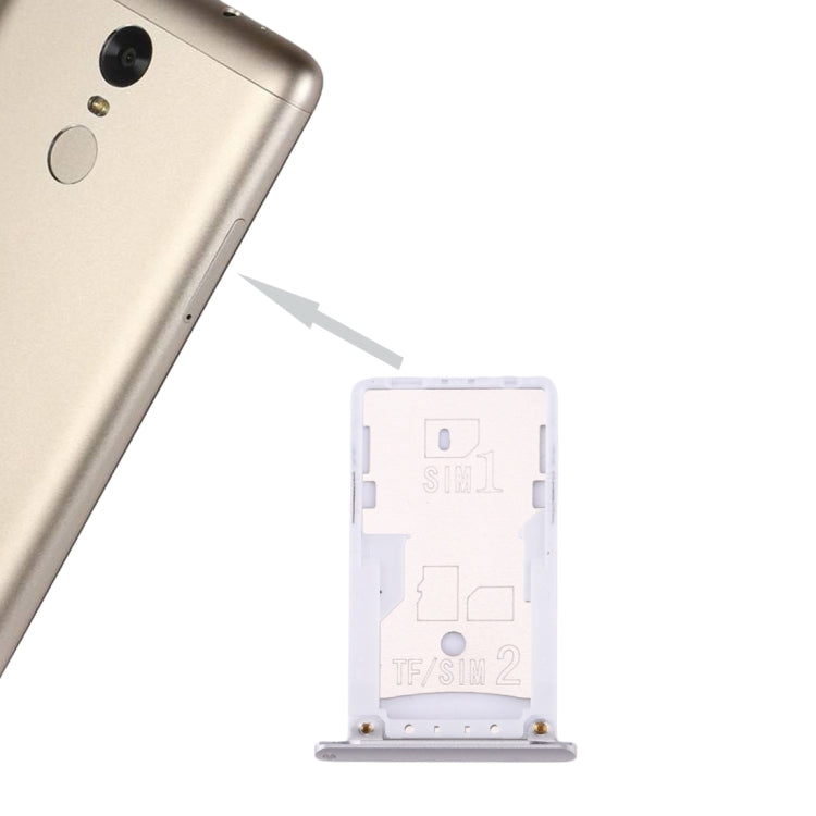 Xiaomi Redmi Note 3 (Qualcom Version) SIM and SIM / TF Card Tray (Silver)
