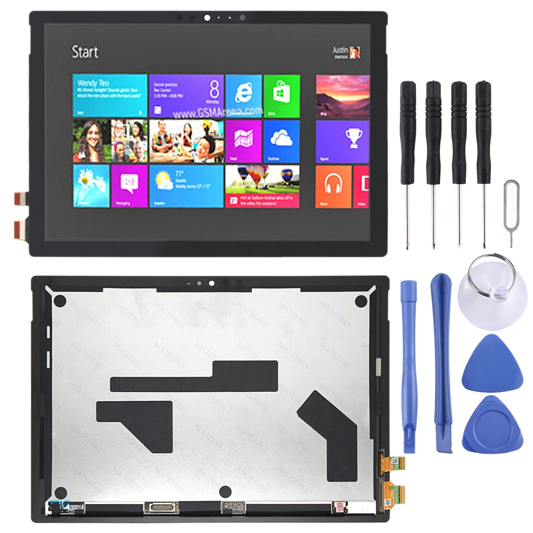 Pantalla LCD + Tactil Digitalizador Microsoft Surface Pro 6 1807 Negro
