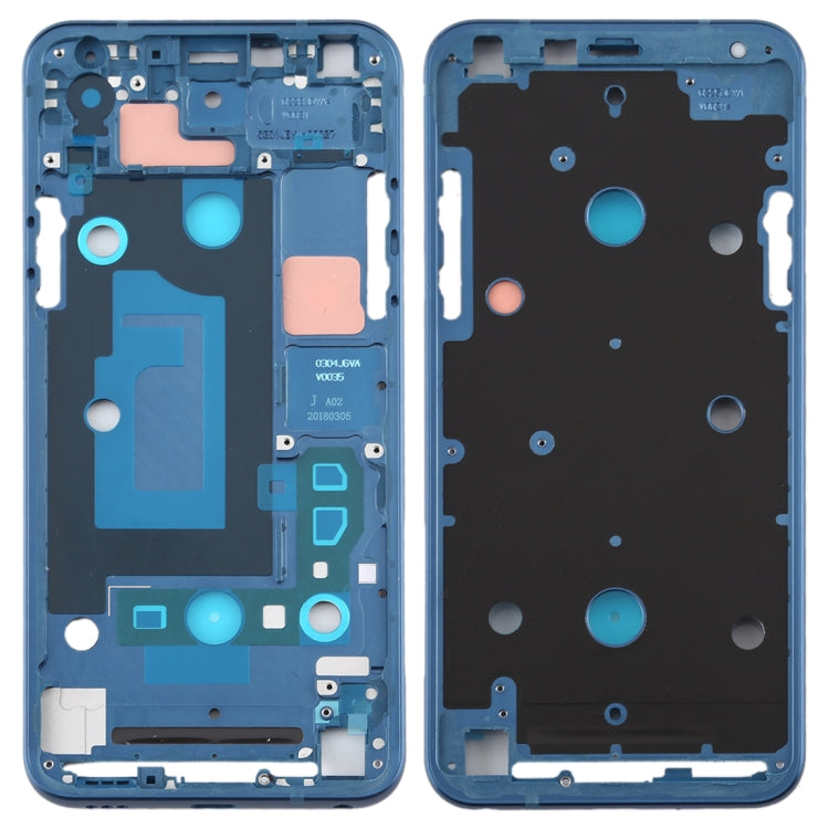 Front Housing LCD Frame Bezel Plate for LG Q7 / Q610 / Q7 Plus / Q725 / Q720 / Q7A / Q7 Alpha (Dark Blue)