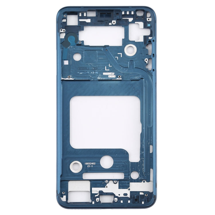 LG V35 ThinQ Front Housing LCD Frame Bezel Plate (Blue)