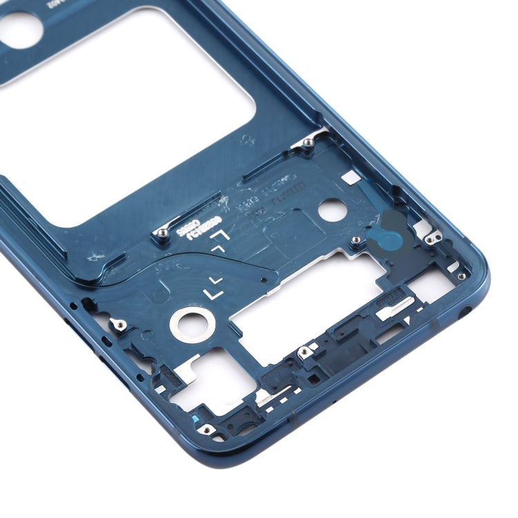 LG V35 ThinQ Front Housing LCD Frame Bezel Plate (Bleu)