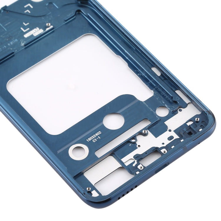LG V35 ThinQ Front Housing LCD Frame Bezel Plate (Bleu)