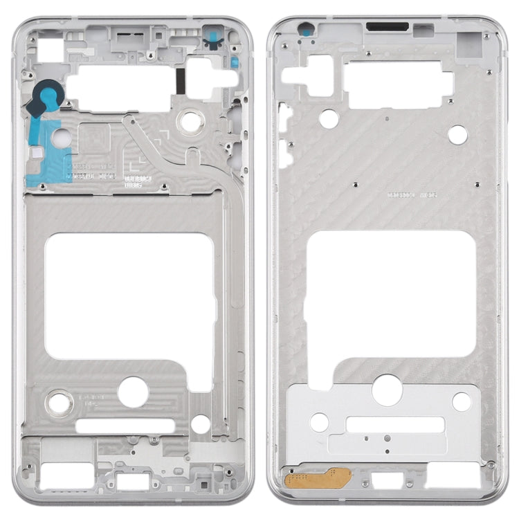 LG V35 ThinQ Front Housing LCD Frame Bezel Plate (Silver)