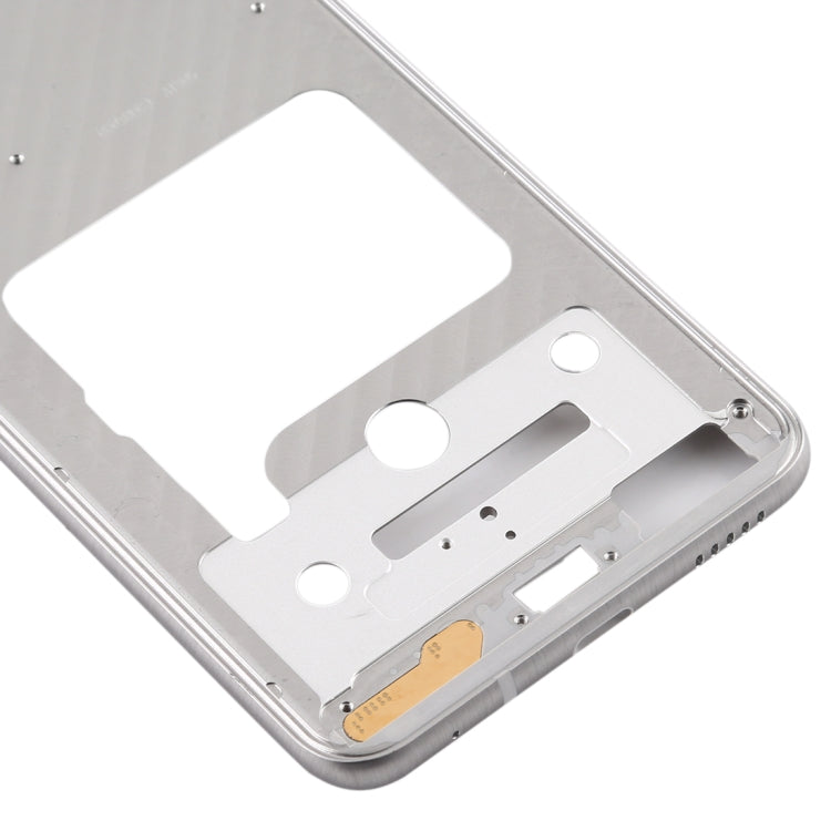 LG V35 ThinQ Front Housing LCD Frame Bezel Plate (Silver)