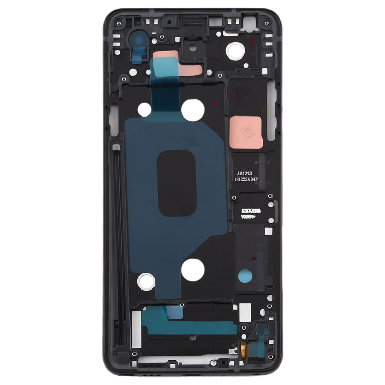 LG Q Stylo 4 Q710 Q710MS Q710CS Front Housing LCD Frame Bezel Plate (Black)