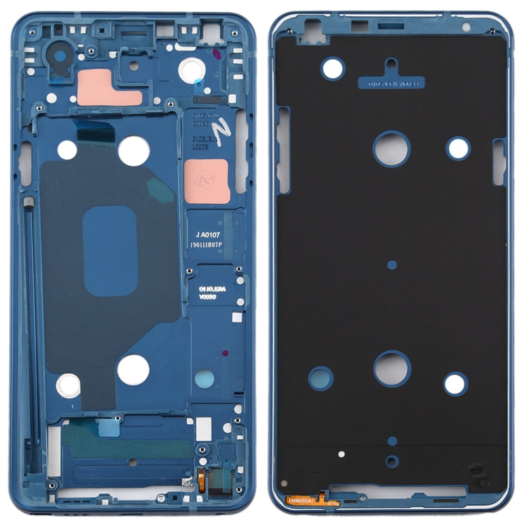 LG Q Stylo 4 Q710 Q710MS Q710CS Front Housing LCD Frame Bezel Plate (Blue)