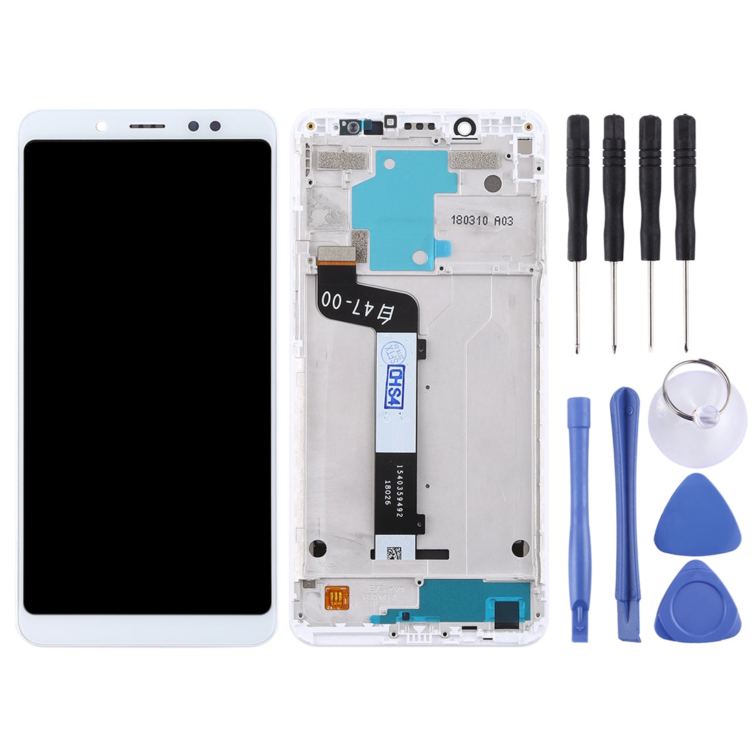Ecran Complet LCD + Tactile + Châssis Xiaomi Redmi Note 5 Note 5 Pro Blanc