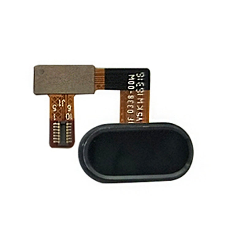 Meizu U20 / Meilan U20 Botón de Inicio / Cable Flex de Sensor de Huellas Dactilares (Negro)