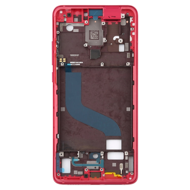 Placa de Bisel de Marco LCD de Carcasa Frontal Para Xiaomi Redmi K20 / Redmi K20 Pro / MI 9T / MI 9T Pro (Rojo)