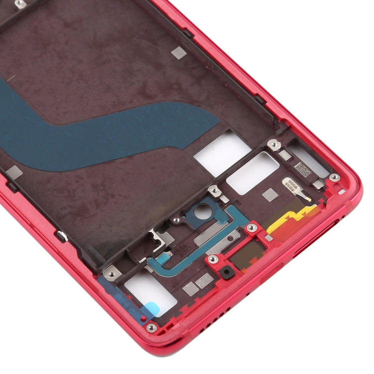 Placa de Bisel de Marco LCD de Carcasa Frontal Para Xiaomi Redmi K20 / Redmi K20 Pro / MI 9T / MI 9T Pro (Rojo)