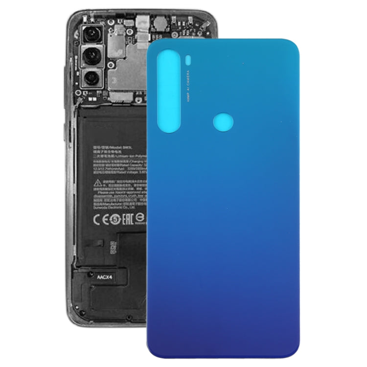 Cache batterie arrière pour Xiaomi Redmi Note 8 (Bleu)
