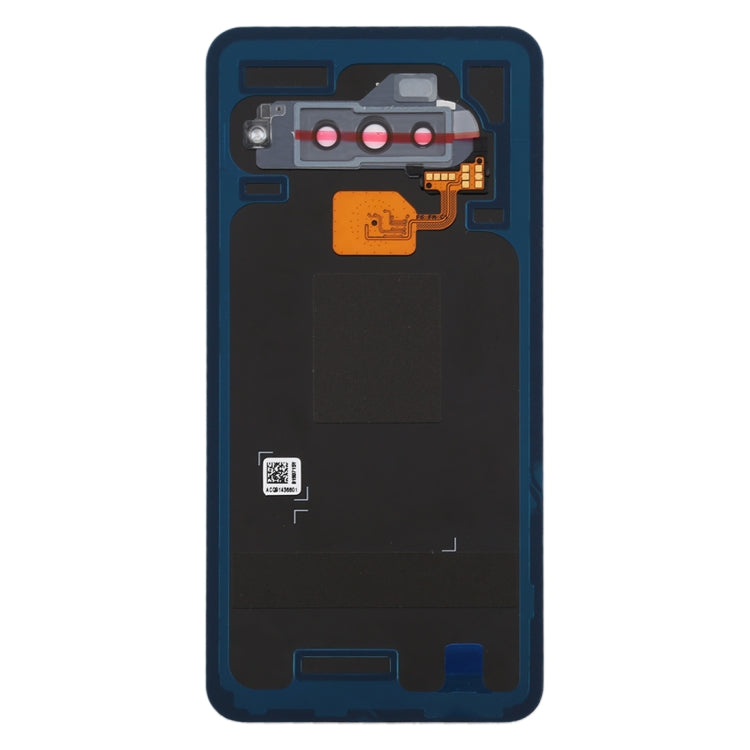 Coque arrière de batterie avec objectif d'appareil photo et capteur d'empreintes digitales pour LG G8s ThinQ (Argent)