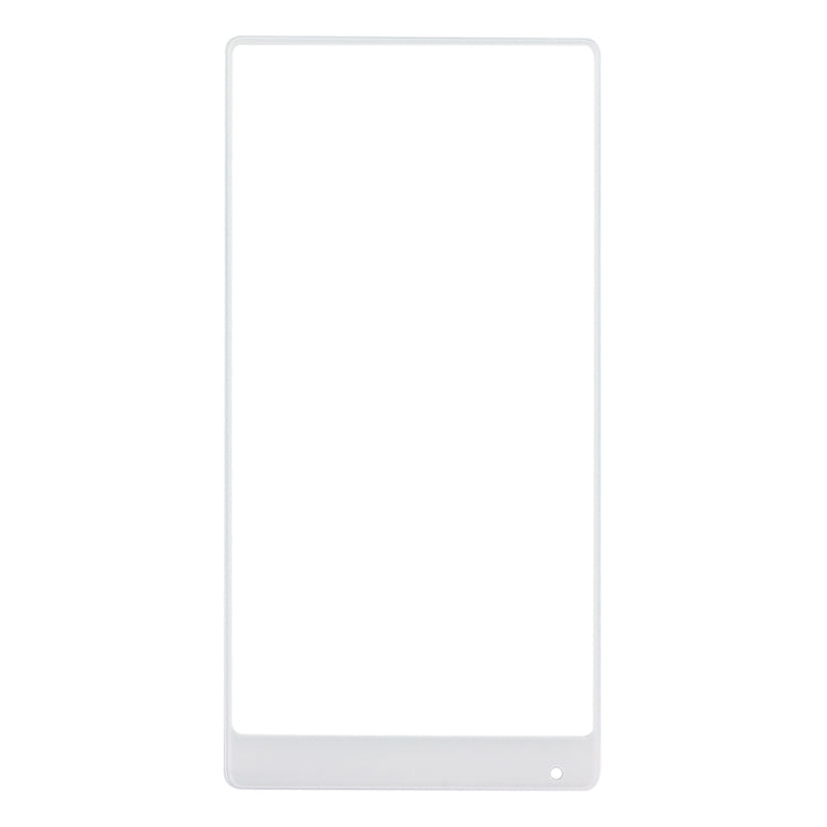 Lentille extérieure en verre de l'écran avant Xiaomi MI Mix (Blanc)
