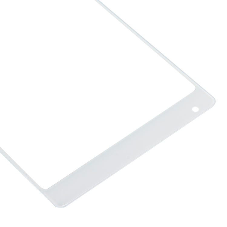 Lentille extérieure en verre de l'écran avant Xiaomi MI Mix (Blanc)