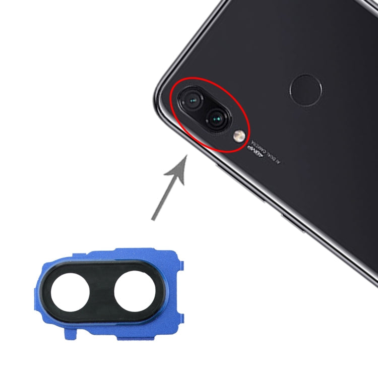 Lunette de caméra arrière pour Xiaomi Redmi Note 7 Pro / Redmi Note 7 (Bleu)