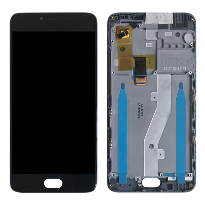 LCD Screen + Touch Digitizer + Frame for Meizu M3 Note M681H M681Q Black