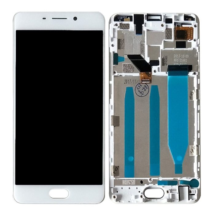 Ecran Complet LCD + Tactile + Châssis Meizu M6 Note Blanc