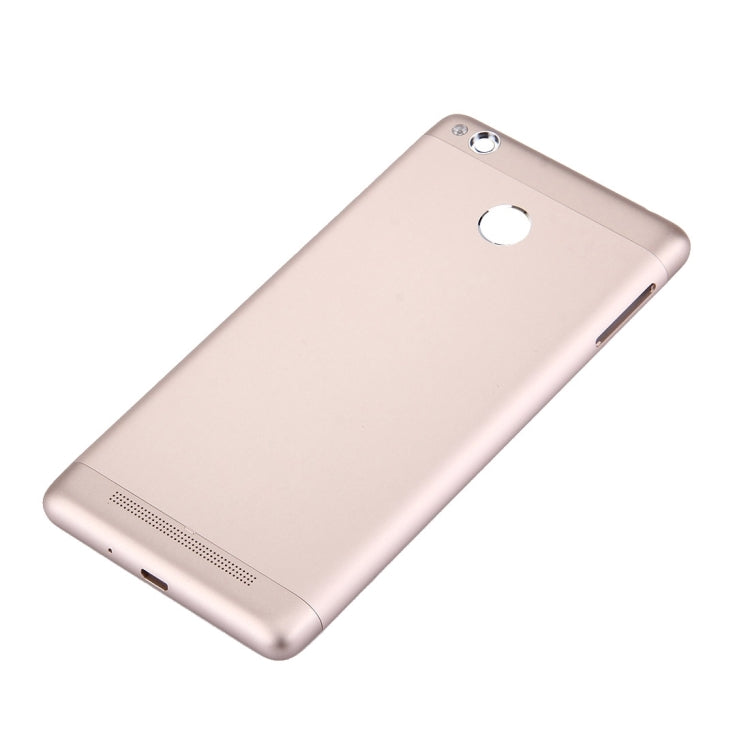 Back Battery Cover for Xiaomi Redmi 3s (Golden)