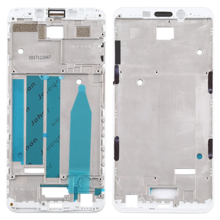 Placa de Bisel de Marco LCD de Carcasa Frontal Para Meizu M6S M712H M712Q (Blanco)