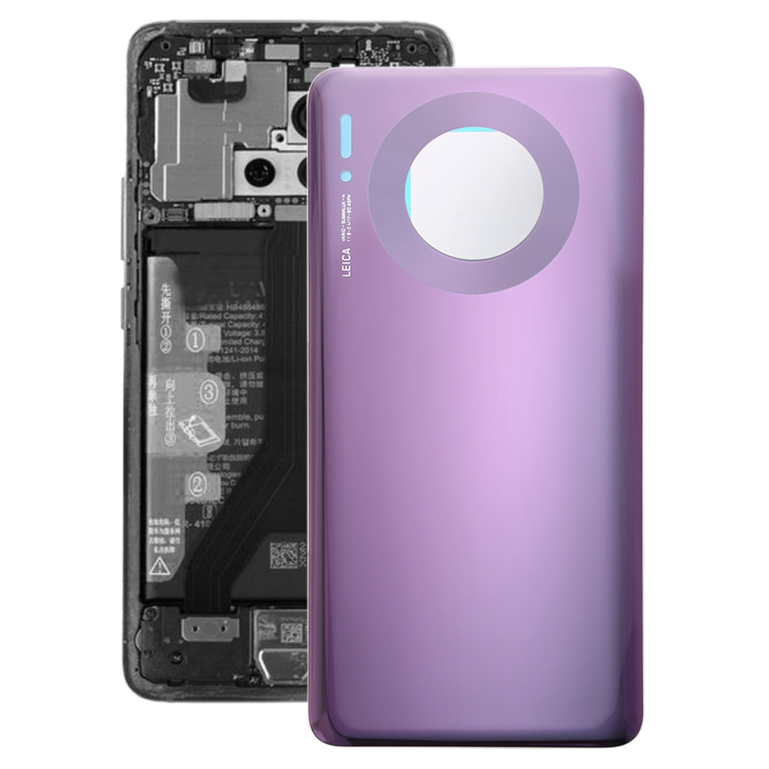 Cache Batterie Coque Arrière Huawei Mate 30 Violet
