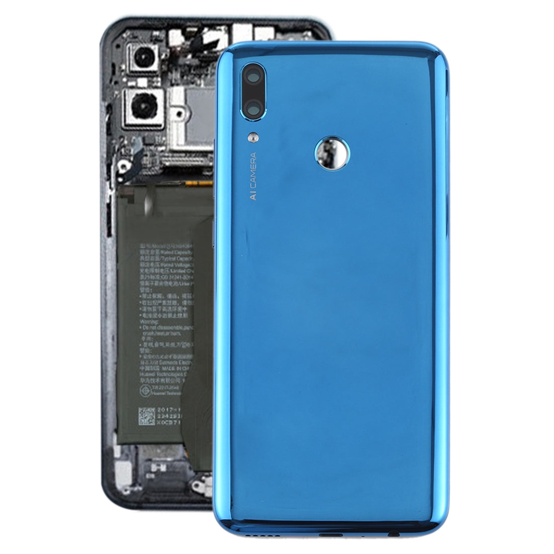 Cache Batterie Cache Arrière Huawei Enjoy 9s / P Smart 2019 Bleu