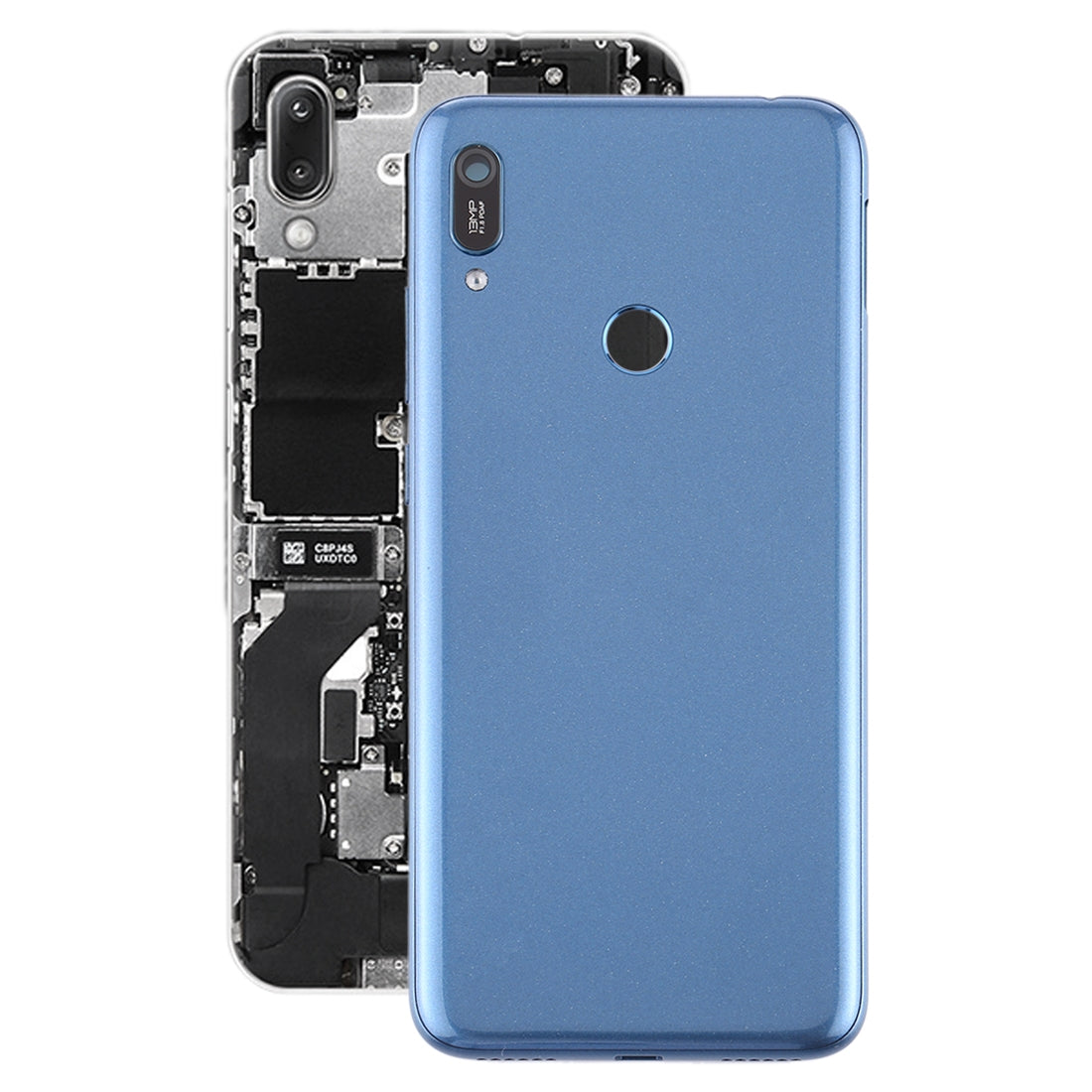 Cache Batterie Coque Arrière Huawei Y6 2019 Bleu