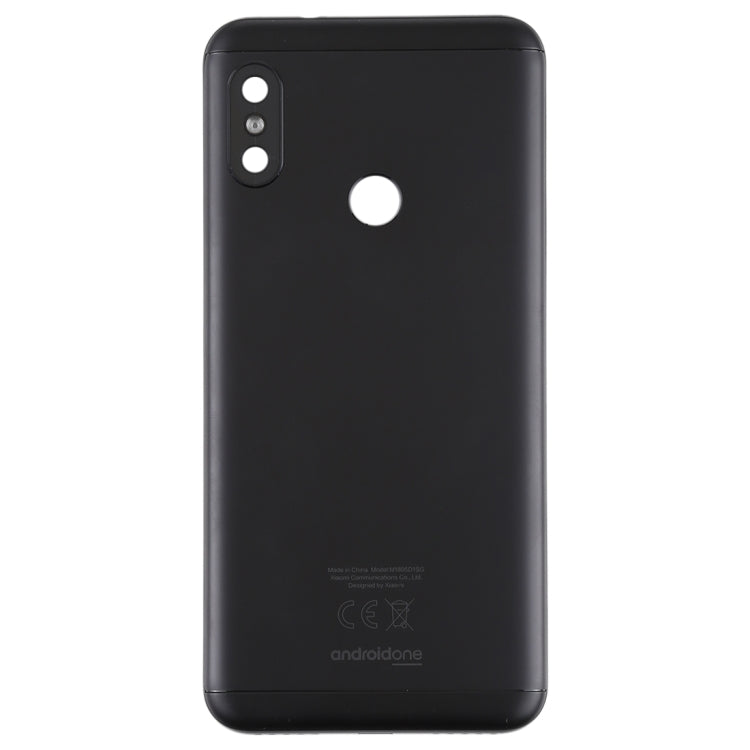 Coque arrière pour Xiaomi Redmi 6 Pro (Noir)