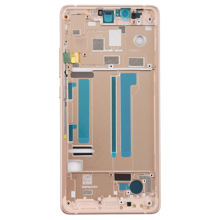 Middle Frame Bezel with Side Keys for Xiaomi MI 8 SE (Rose Gold)