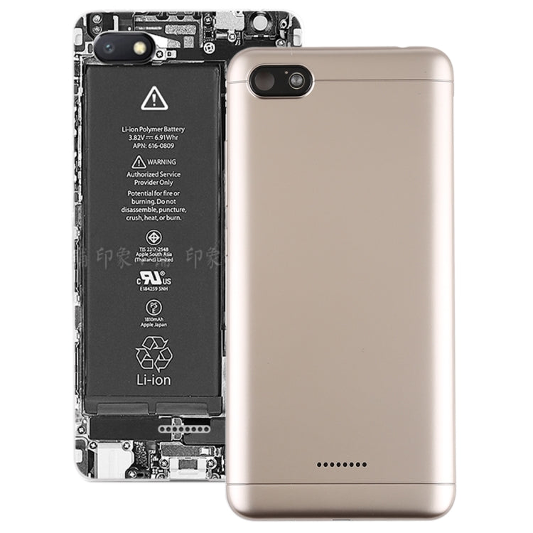 Back Housing with Side Keys for Xiaomi Redmi 6A (Gold)