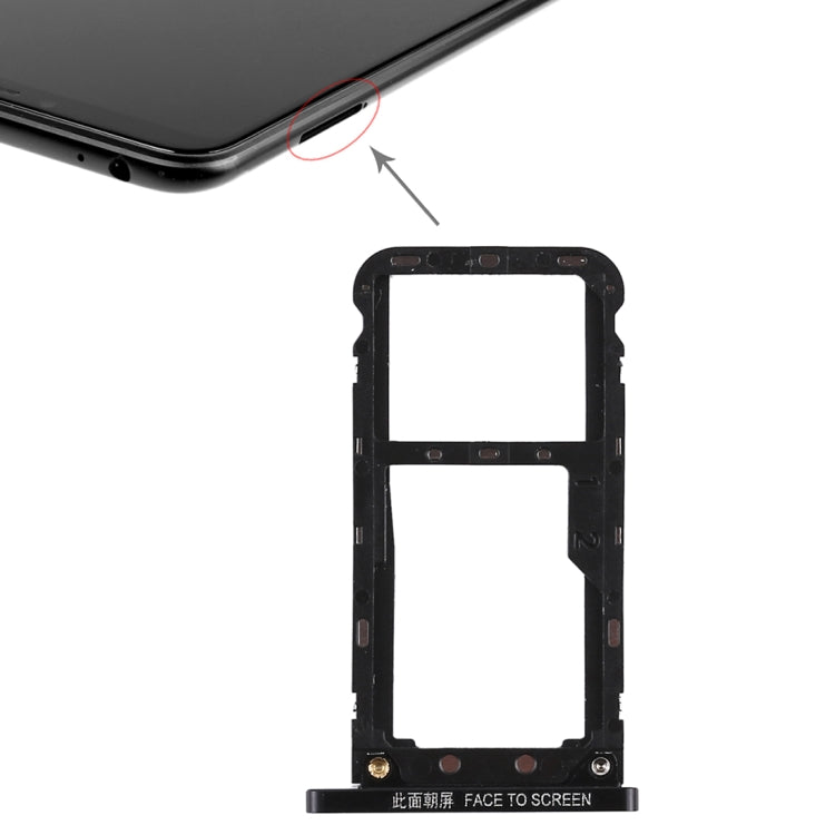 Bandeja Tarjeta SIM Para Xiaomi MI Max 3 (Negro)