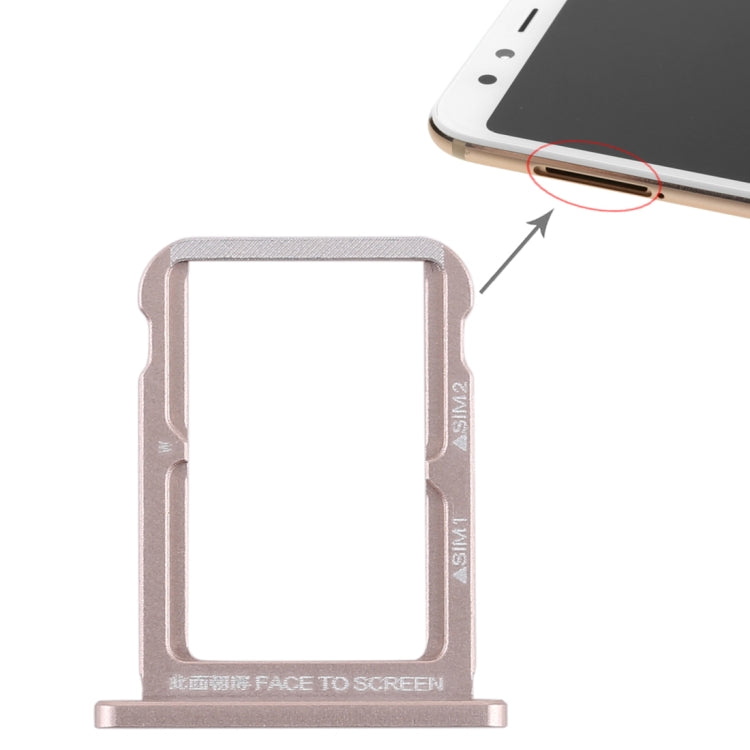 Dual SIM Card Tray for Xiaomi MI 6X (Golden)