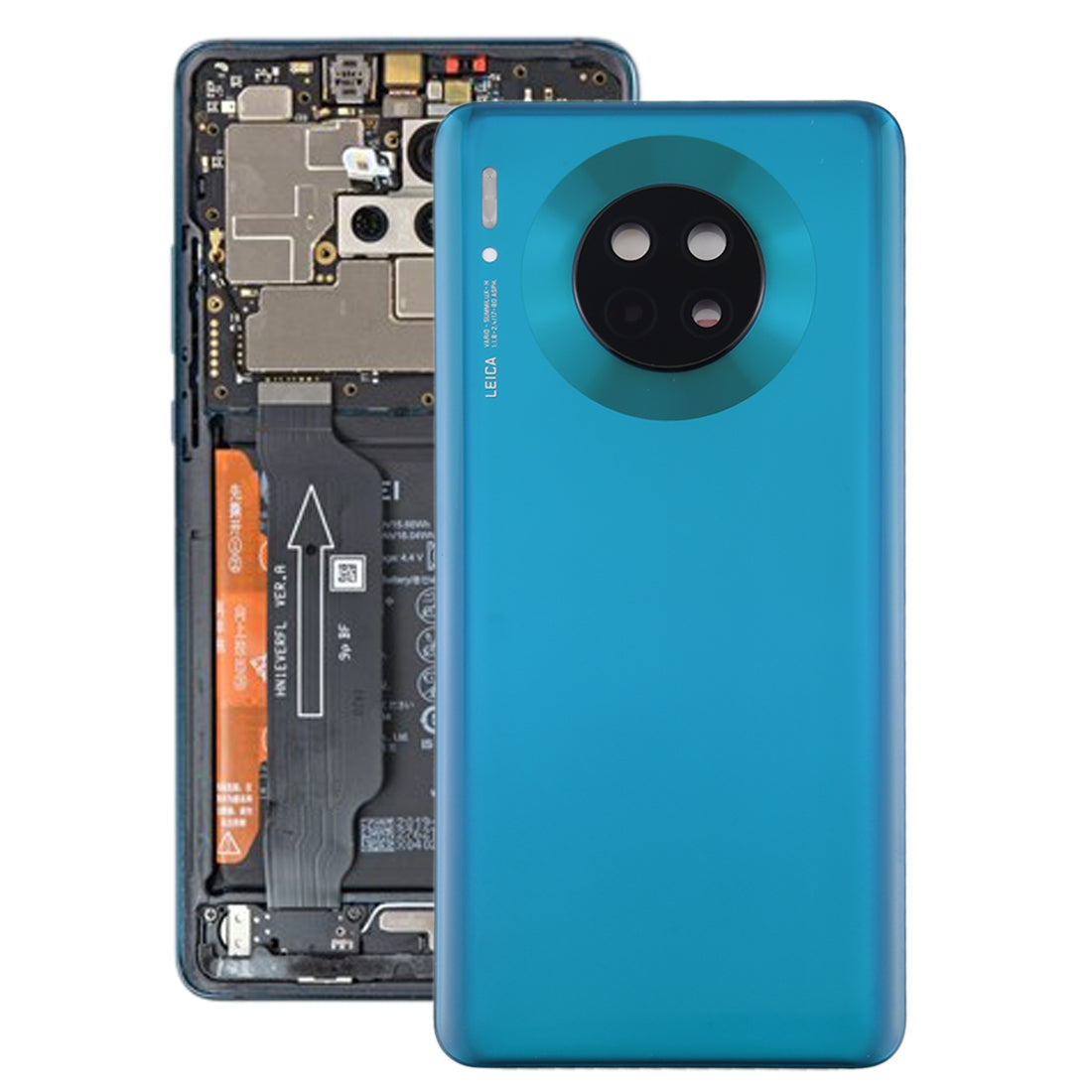 Battery Cover Back Cover + Rear Camera Lens Huawei Mate 30 Green