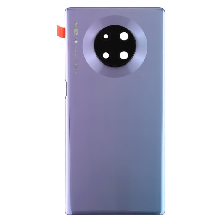 Coque arrière de batterie d'origine avec objectif d'appareil photo pour Huawei Mate 30 Pro (argent)