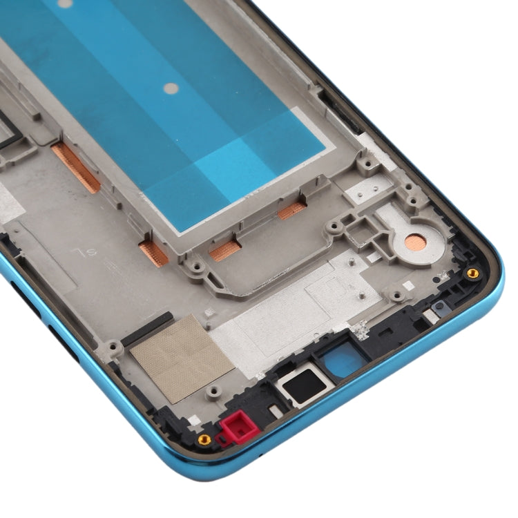 LG K50 / K12 Max / LMX520BMW / LMX520EMW Plaque frontale du cadre LCD du boîtier (version SIM unique) (Bleu)