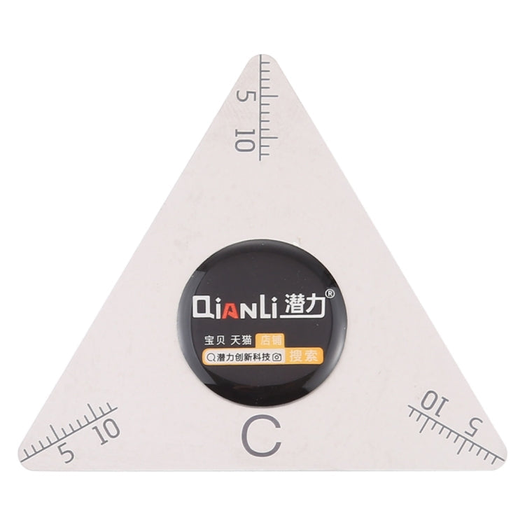 Herramienta de apertura de palanca con forma de triángulo Qianli con escalas