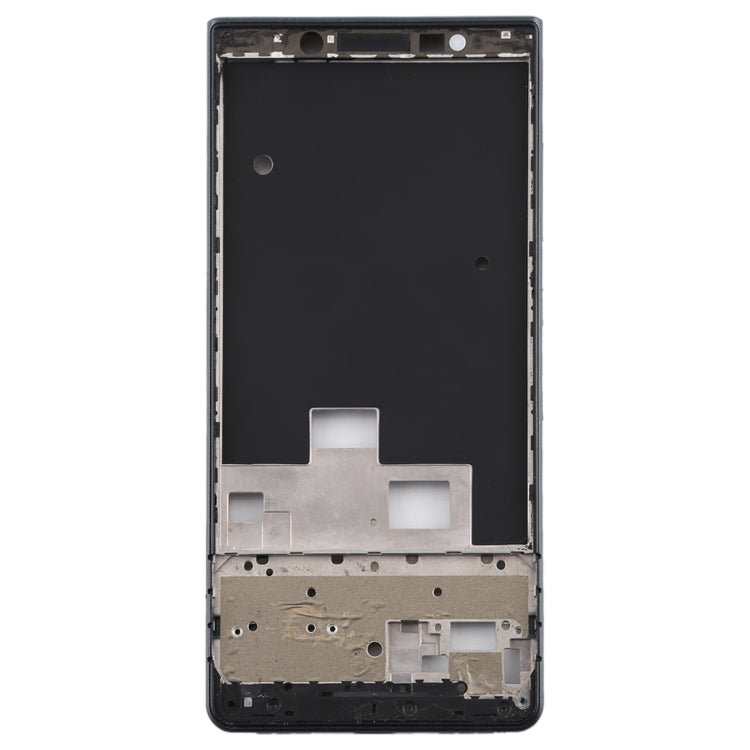 Plaque de cadre central avec touches latérales BlackBerry Key 2 LE / Key 2 Lite (noir)