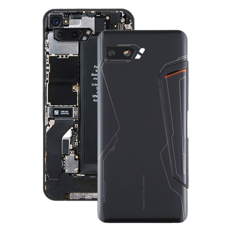 Tapa de Batería Para Asus Rog Phone II ZS660KL I001D I001DA I001DE (Jet Negro)