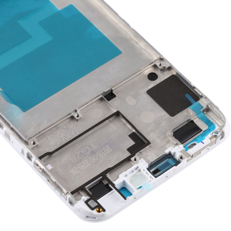 Plaque de cadre LCD du boîtier avant pour Huawei Honor 7A (Blanc)