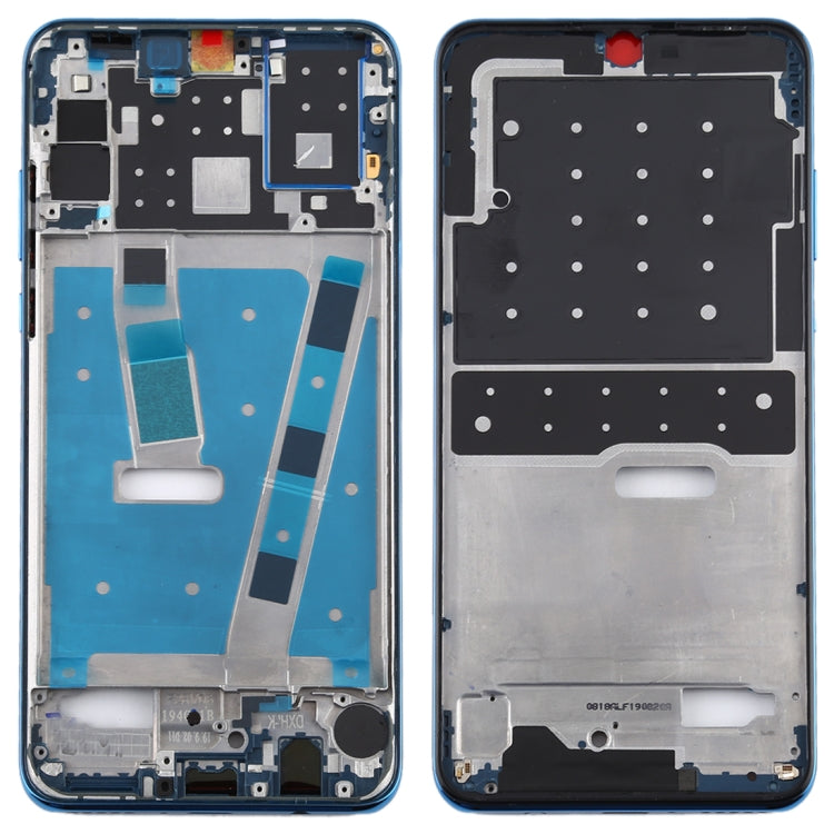 Middle Frame Bezel Plate with Side Keys for Huawei Nova 4e (Blue)