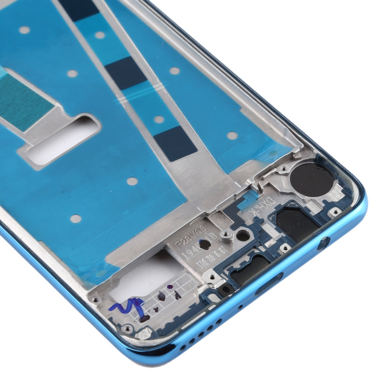 Placa de Bisel de Marco Intermedio con Teclas Laterales Para Huawei Nova 4e (Azul)