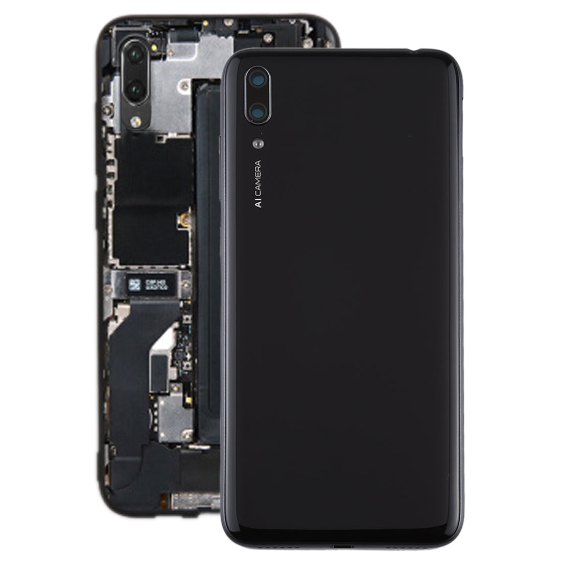 Cache Batterie Coque Arrière Huawei Enjoy 9 Noir
