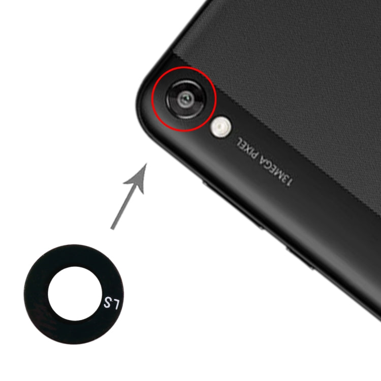 Lentille de caméra arrière d'origine 10 pièces pour Huawei Honor 8S / Play 3e