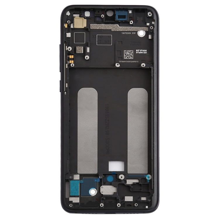 Placa de Bisel de Marco LCD de Carcasa Frontal Para Xiaomi MI CC9 / 9 Lite (Negro)