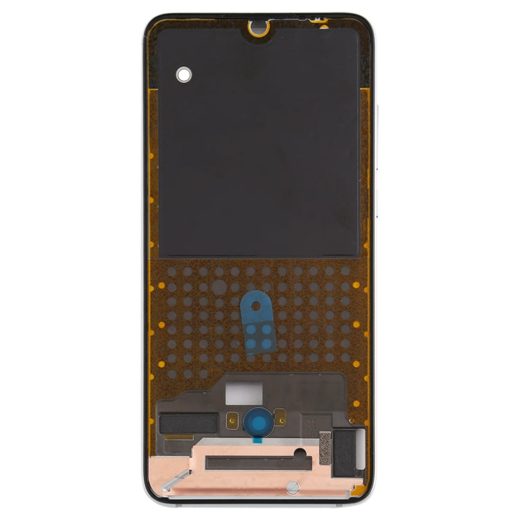 Placa de Bisel de Marco LCD de Carcasa Frontal Para Xiaomi MI CC9 / 9 Lite (Plata)