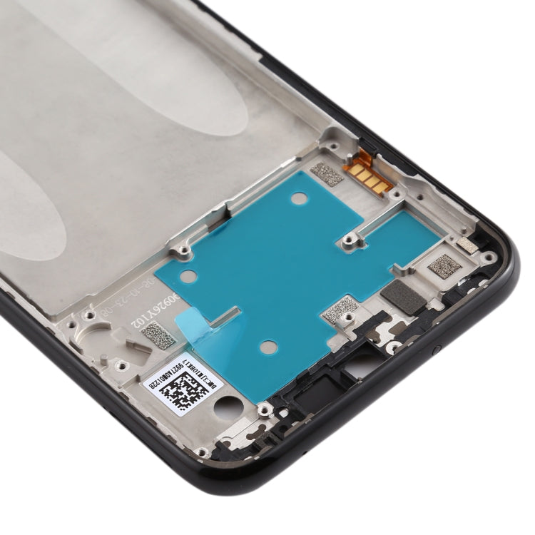 Placa de Bisel de Marco LCD de Carcasa Frontal Para Xiaomi Redmi Note 8 (Negro)