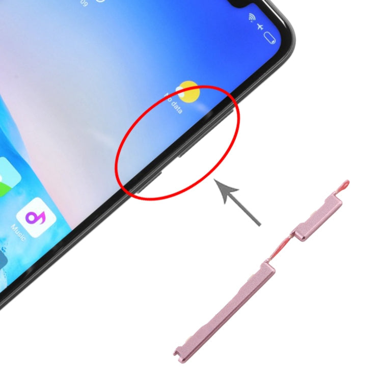 Side Keys for Xiaomi Redmi Note 6 Pro (Pink)