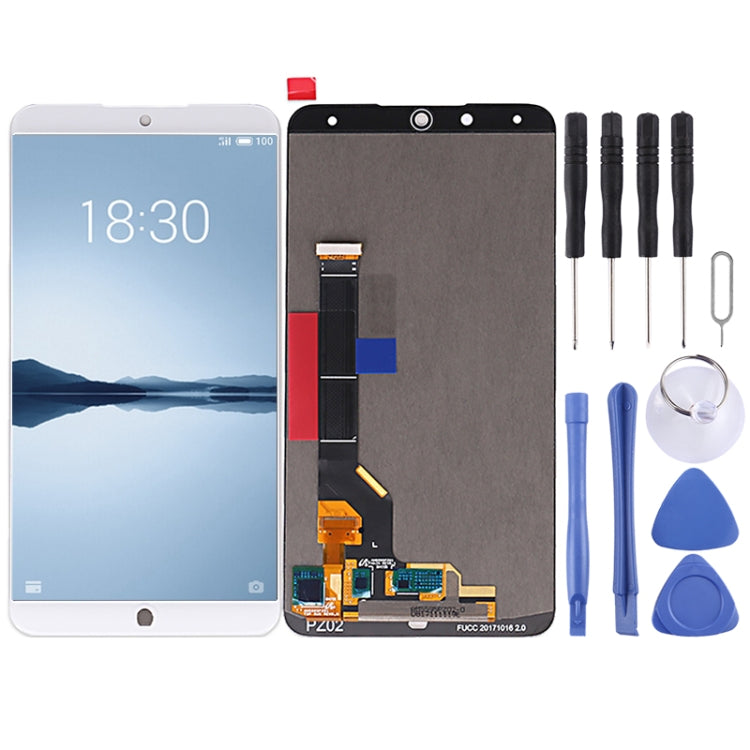 LCD Screen and Digitizer Complete Assembly for Meizu 15 Plus (White)