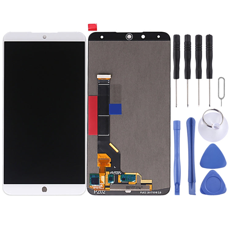 LCD Screen and Digitizer Complete Assembly for Meizu 15 Plus (White)