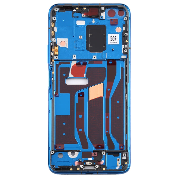Placa de Bisel de Marco Medio Original Para Huawei Honor V30 (Azul)