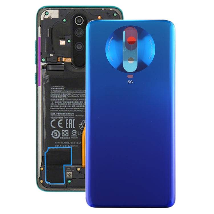 Cache batterie arrière pour Xiaomi Redmi K30 (Bleu)